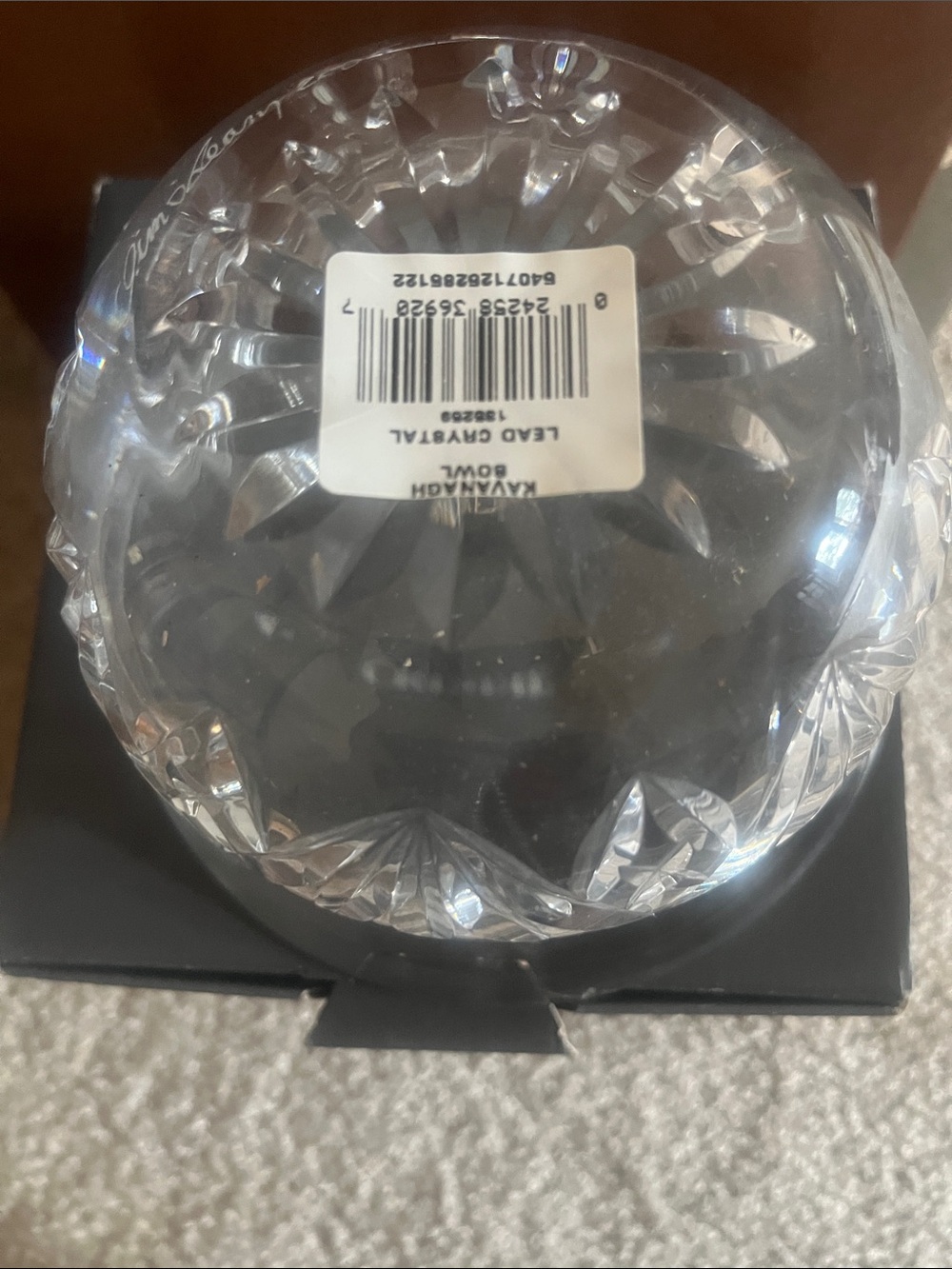 Waterford Clear Crystal Cut Glass Vase - Picture 2 of 5